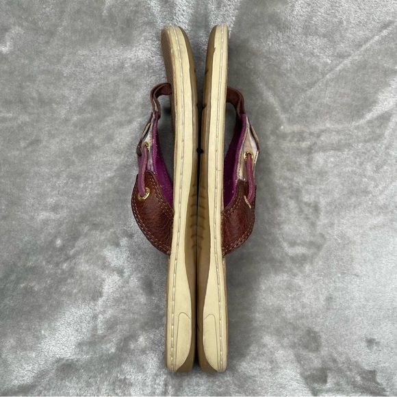 Sperry Top-Sider Plaid Flip Flop Sandals Women's Size 7 1/2 - Picture 5 of 9